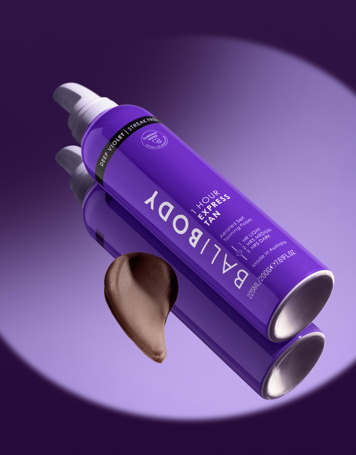 Deep Violet Express Self Tan - product - deep violet one hour express self tanning foam image 9