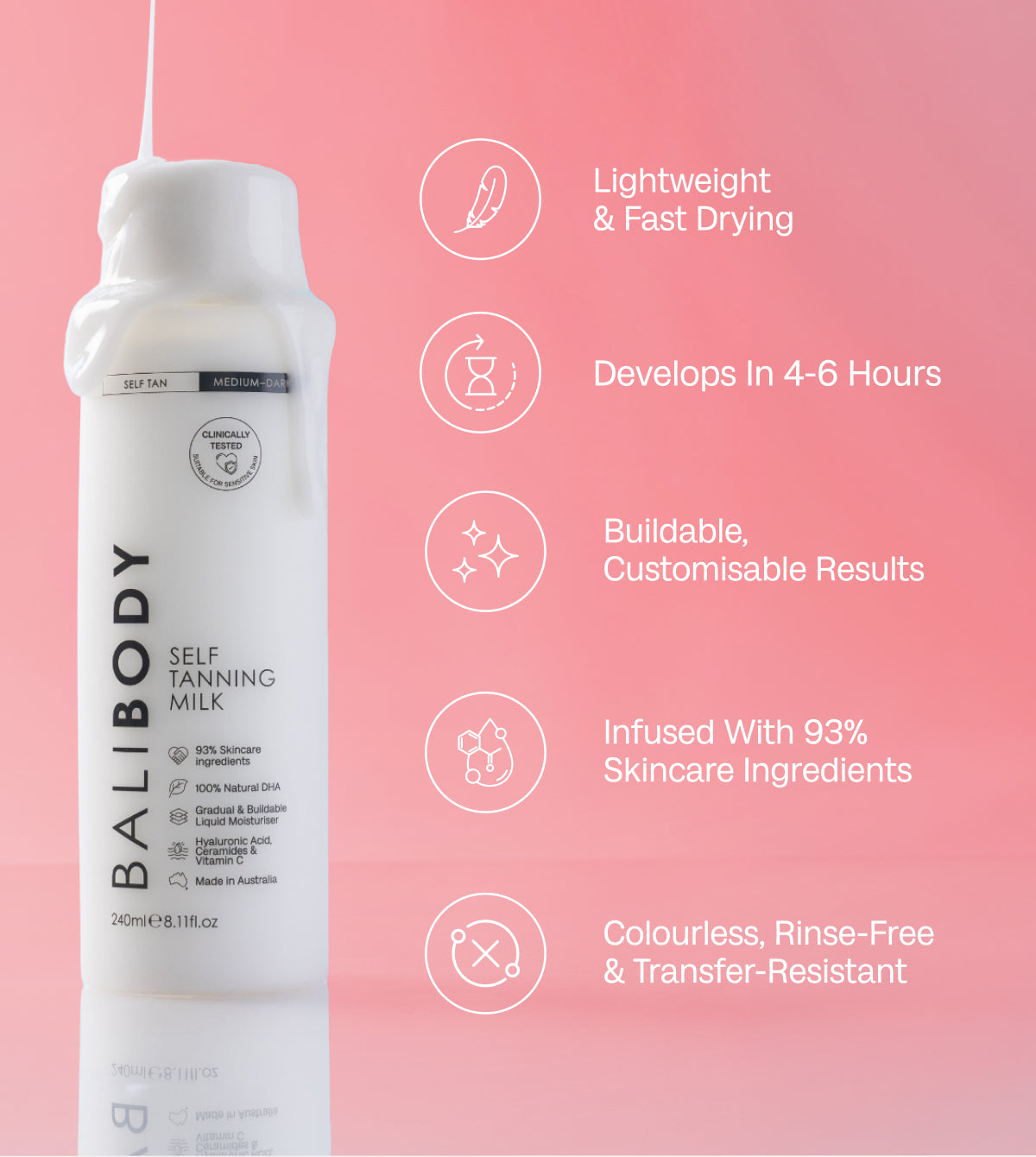 Self Tan Body Milk Set