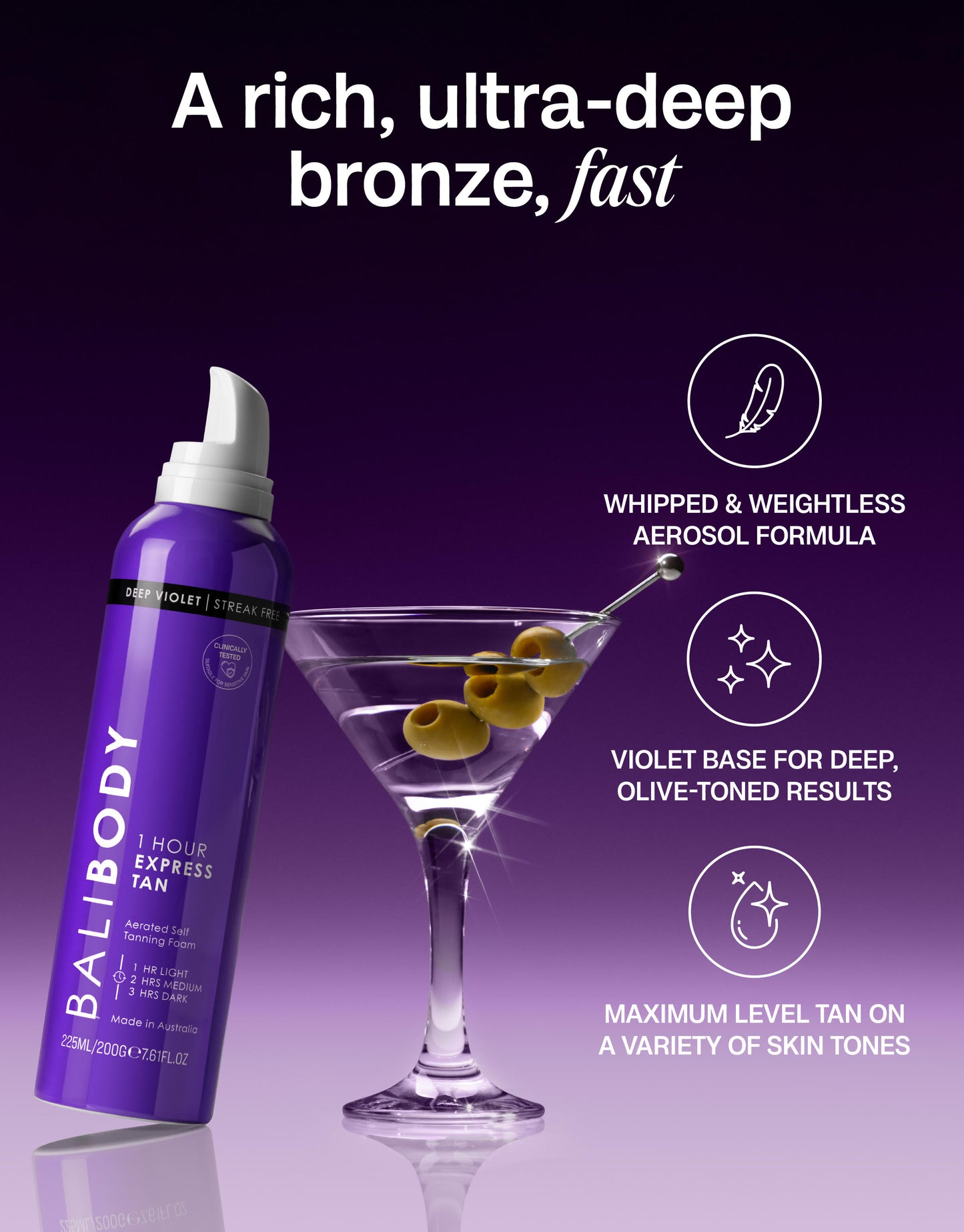 Deep Violet Express Self Tan