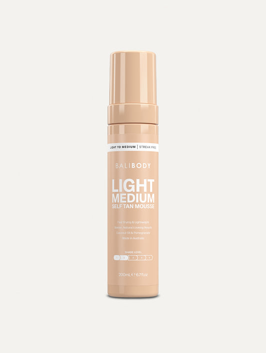 Light Medium Self Tanning Mousse